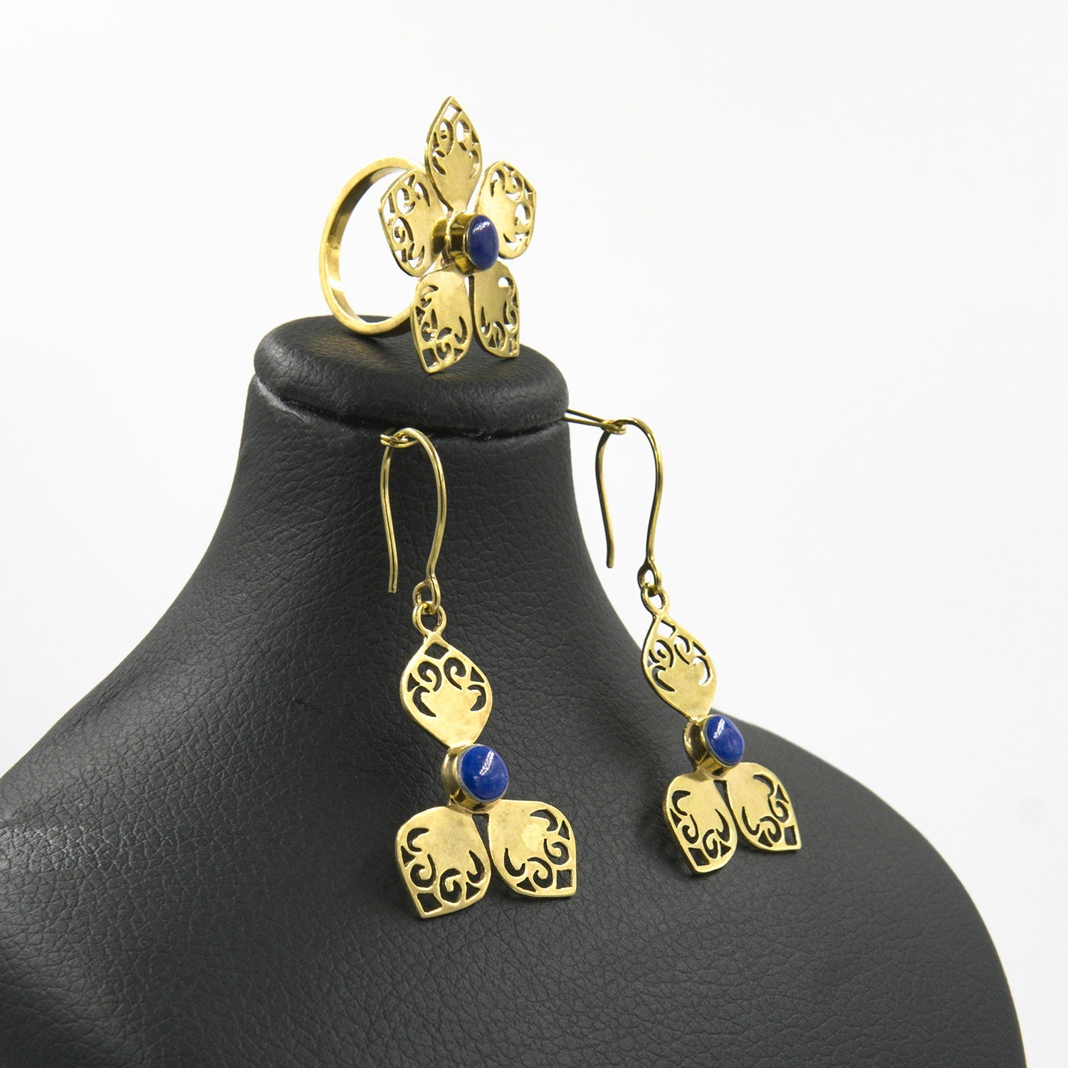 Asal Lapis Jewelry Set – 18K Gold-Plated, Handmade - Gemify