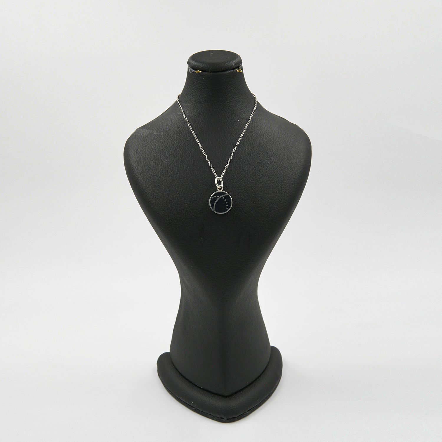 Bright Drop Black Agate Necklace – 18K Gold-Plated 925 Silver Chain - Gemify